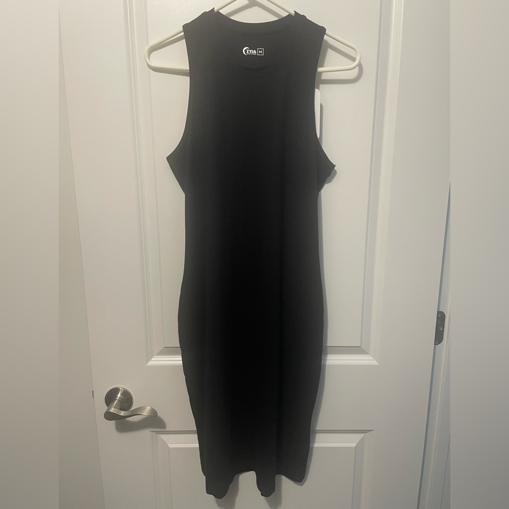 NWT Zyia Black Malibu Downtime Dress RC Sz M - Picture 7 of 11